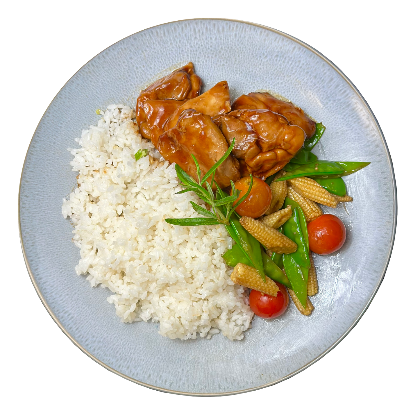 （Friday）Terayaki chicken with mixed vegetables