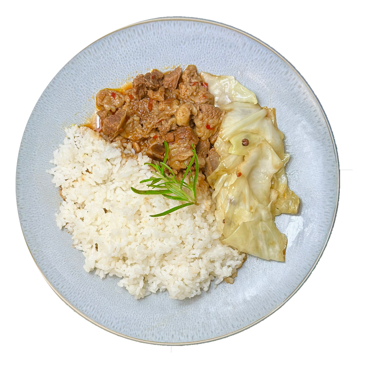 （Wednesday）Briased beef with stir fry cabbage