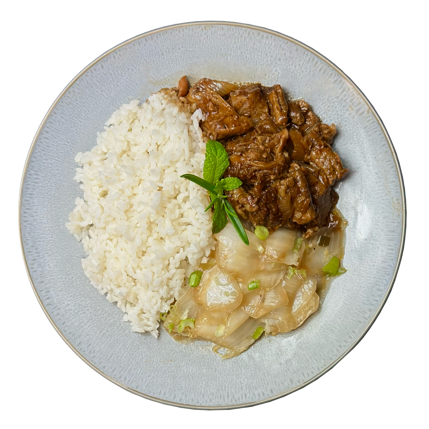 （Monday）Black pepper Beef with chinese leaf